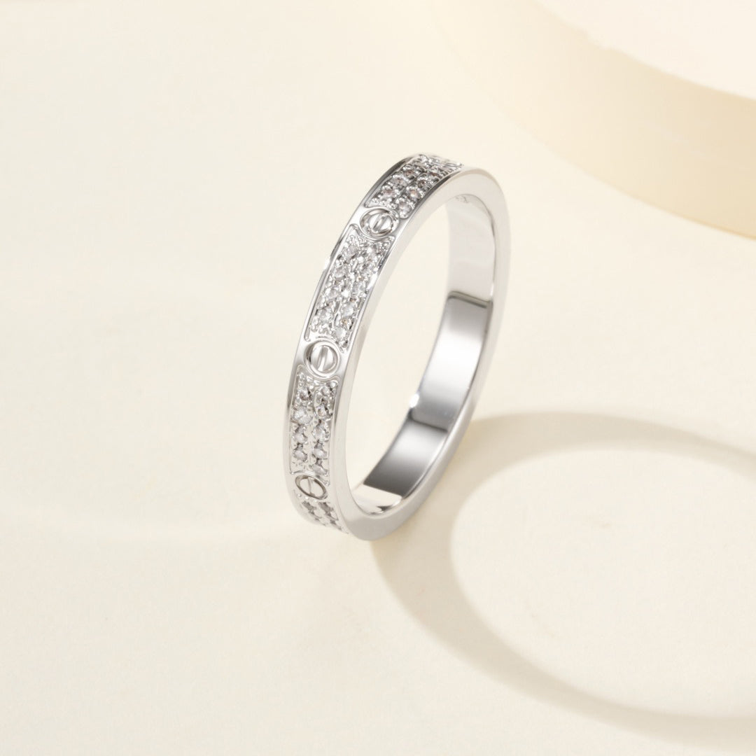 [Love's Uplift]LOVE RING 2.65MM DIAMOND