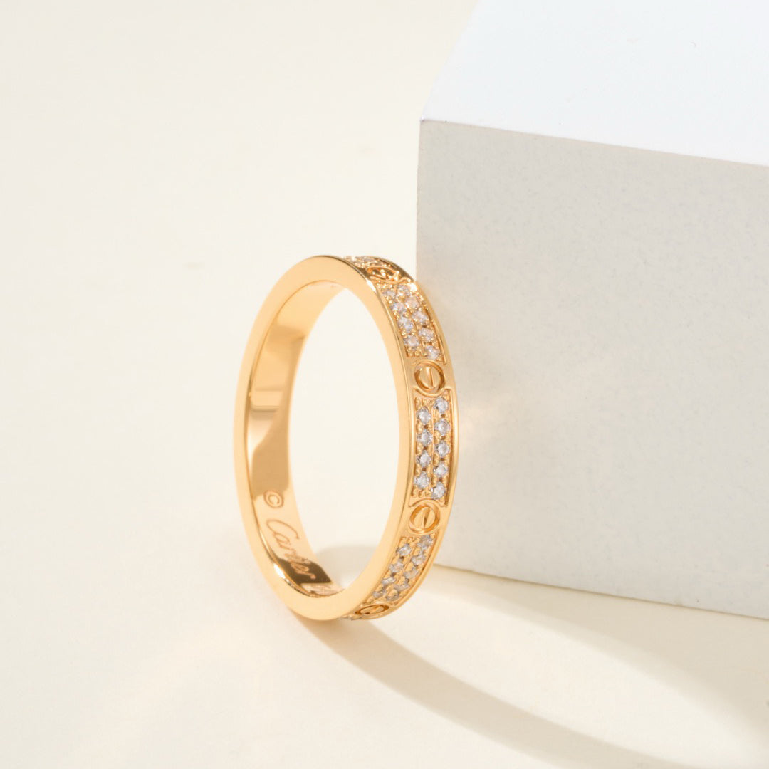 [Love's Uplift]LOVE RING 2.65MM DIAMOND
