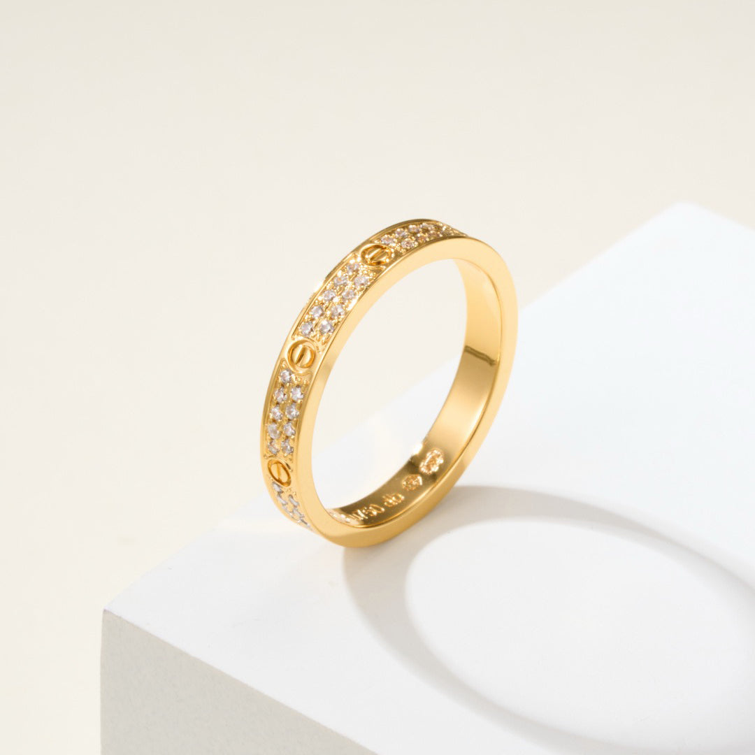 [Love's Uplift]LOVE RING 2.65MM DIAMOND
