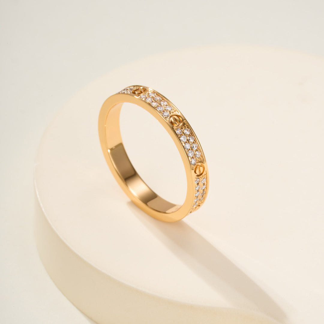 [Love's Uplift]LOVE RING 2.65MM DIAMOND