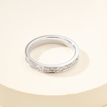 [Love's Uplift]LOVE RING 2.65MM DIAMOND