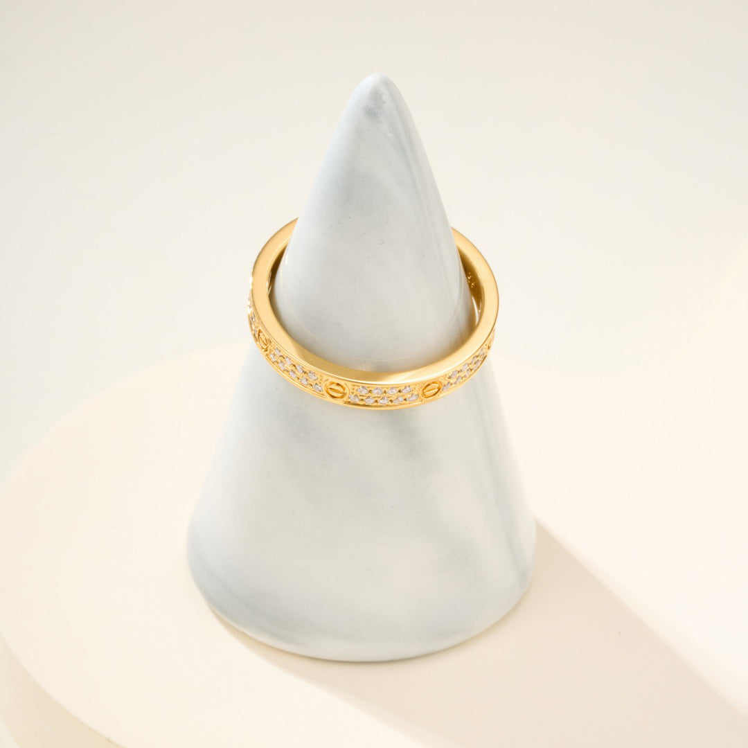 [Love's Uplift]LOVE RING 2.65MM DIAMOND