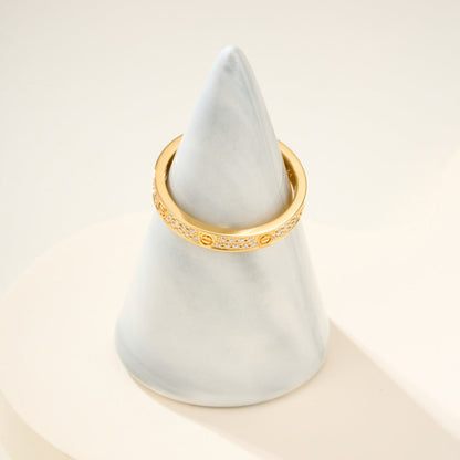 [Love's Uplift]LOVE RING 2.65MM DIAMOND