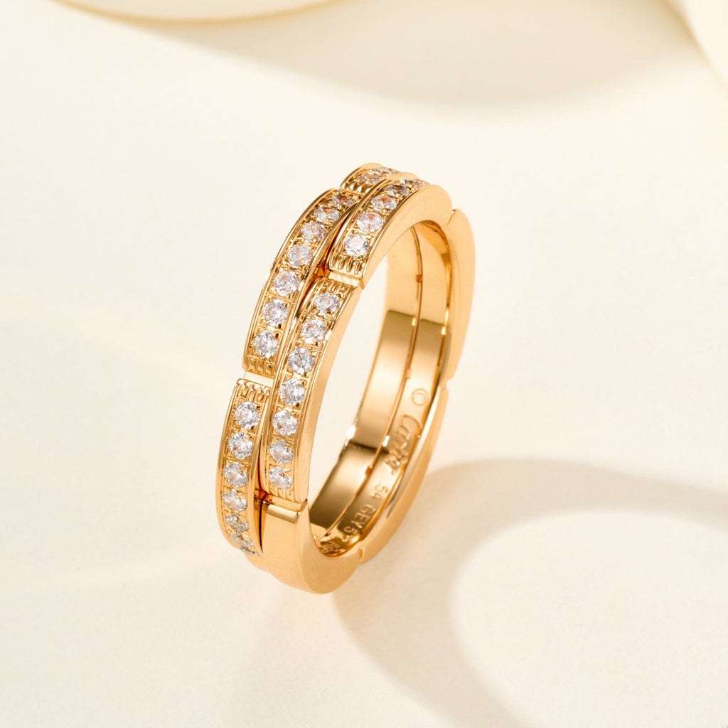 [Love's Uplift]MAILLON PANTHERE DIAMOND RING