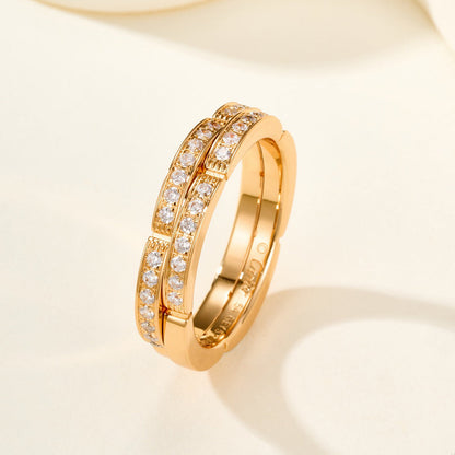 [Love's Uplift]MAILLON PANTHERE DIAMOND RING