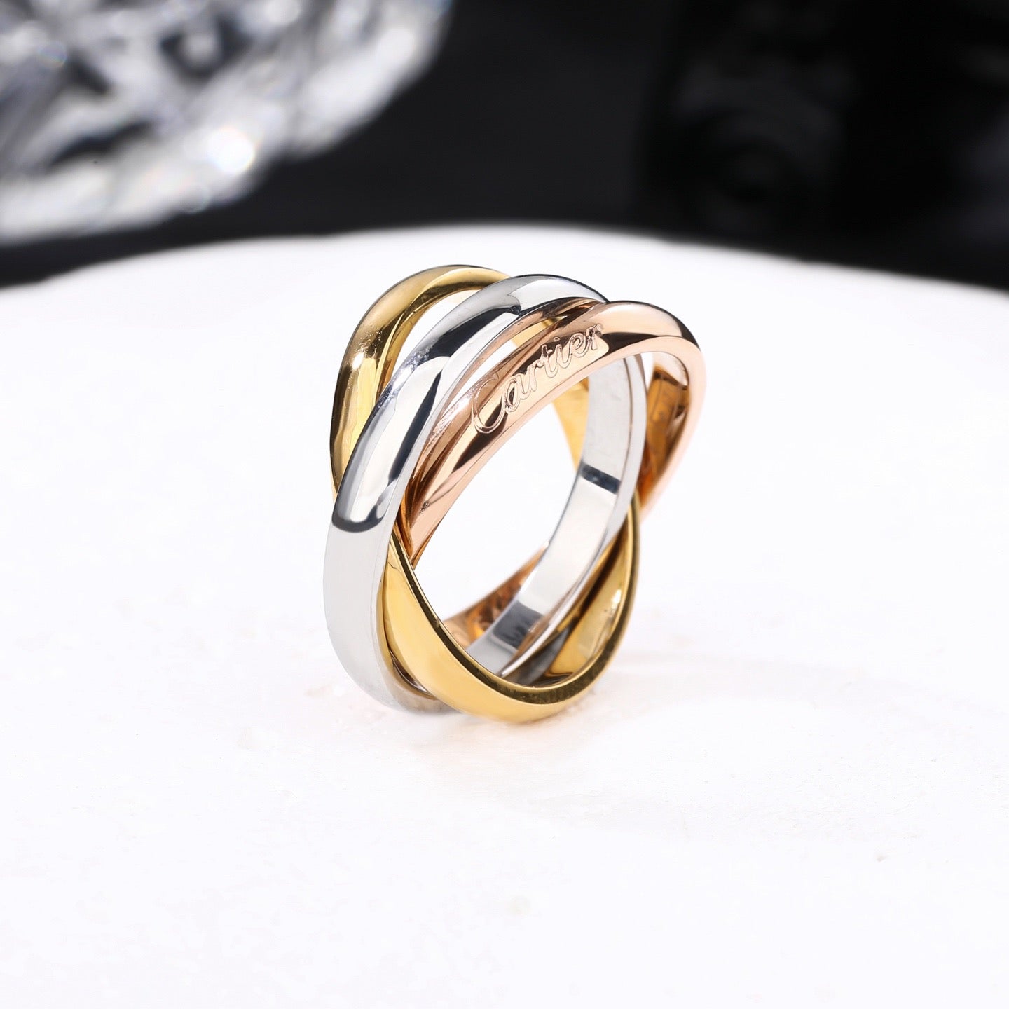 [Love's Uplift Jewelry] TRINITY 3.2MM RING COLLECTION