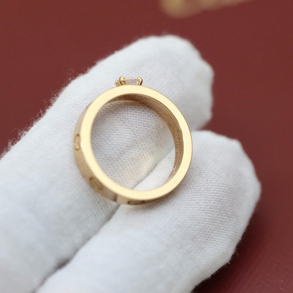 [Love's Uplift]LOVE RING 3.6MM 1 BIG DIAMOND