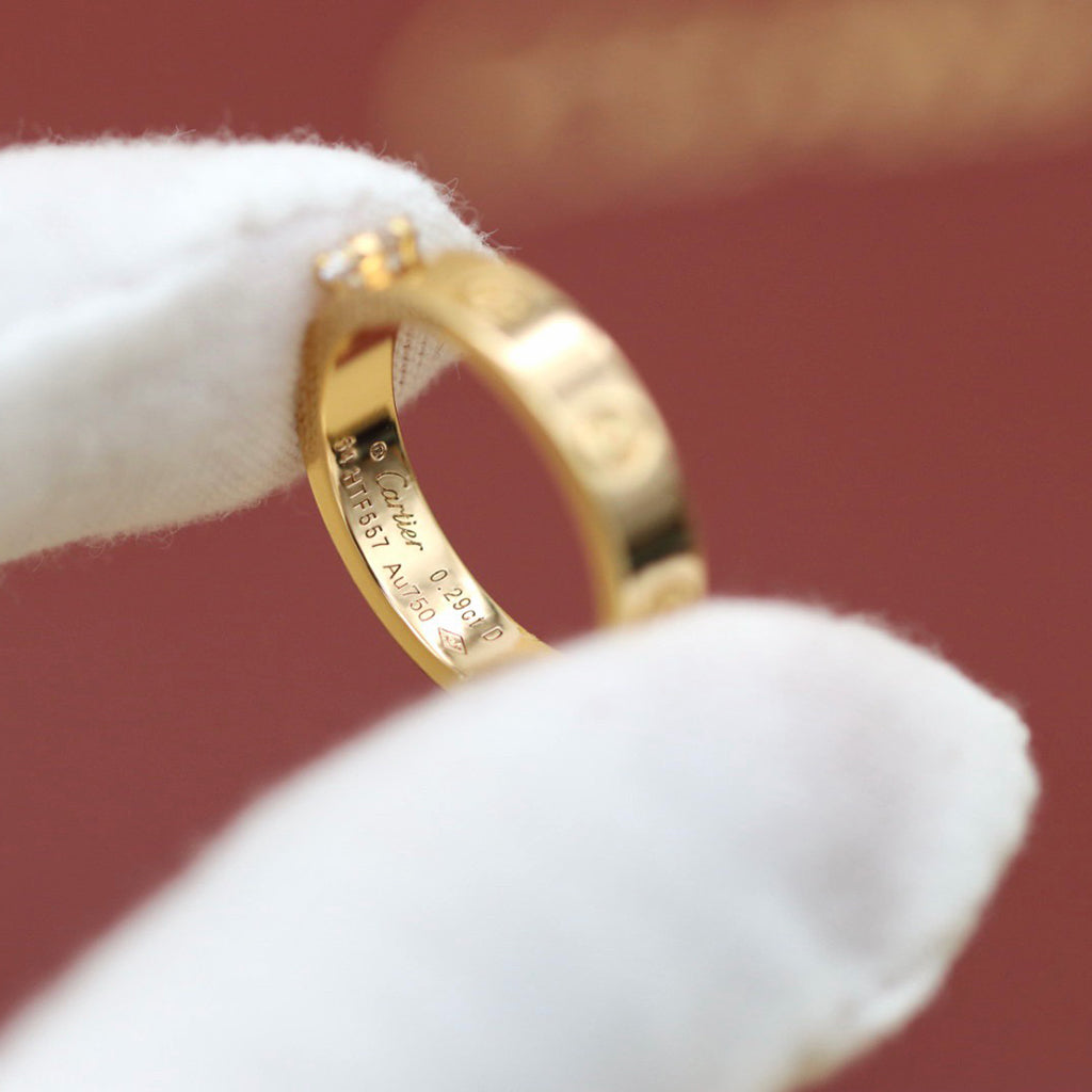 [Love's Uplift]LOVE RING 3.6MM 1 BIG DIAMOND