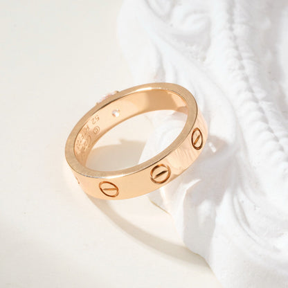 [Love's Uplift]LOVE RING 3.6MM 1 BIG DIAMOND