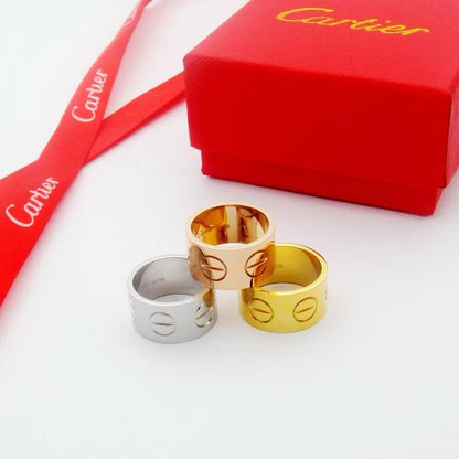 [Love's Uplift]LOVE 11MM LARGE RING