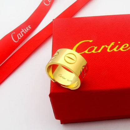 [Love's Uplift]LOVE 11MM LARGE RING