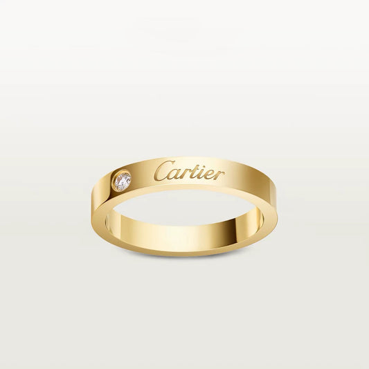 [Love's Uplift]LOVE RING 4MM 1 DIAMOND