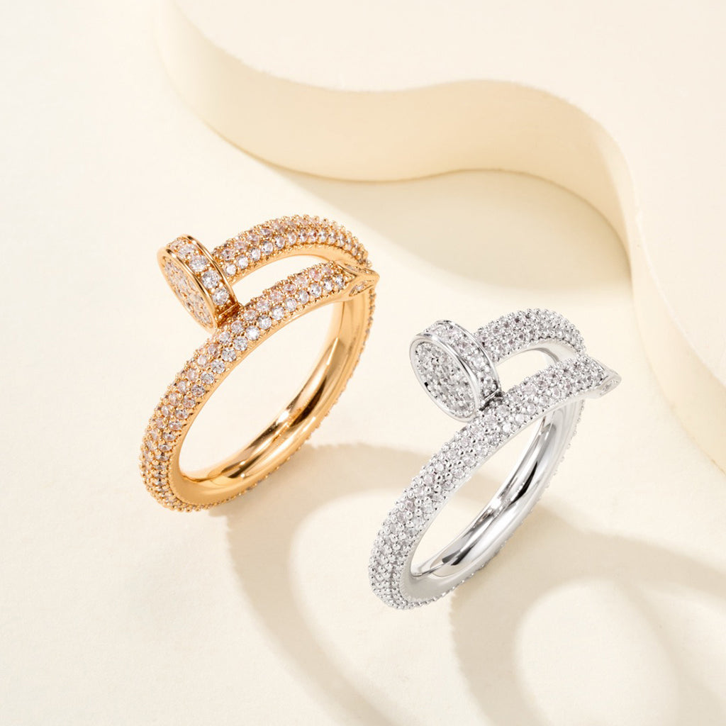 [Love's Uplift]JUSTE RING 2.6MM FULL DIAMOND