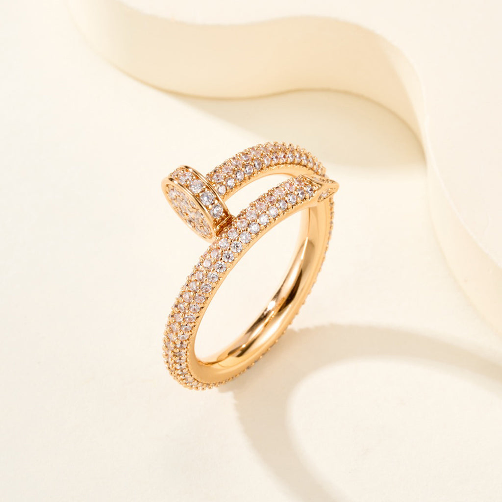 [Love's Uplift]JUSTE RING 2.6MM FULL DIAMOND