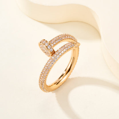 [Love's Uplift]JUSTE RING 2.6MM FULL DIAMOND