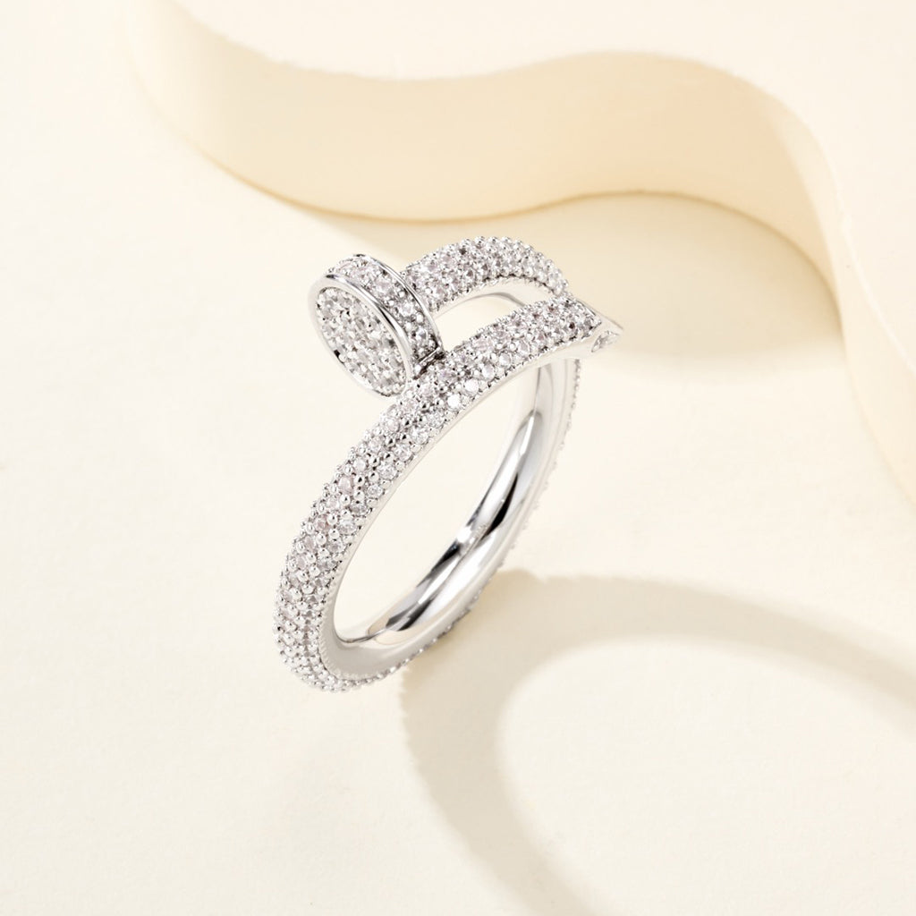 [Love's Uplift]JUSTE RING 2.6MM FULL DIAMOND