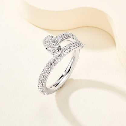 [Love's Uplift]JUSTE RING 2.6MM FULL DIAMOND