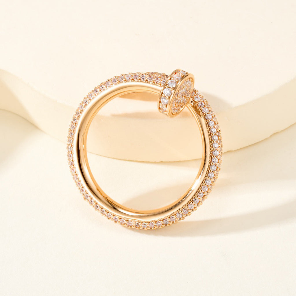 [Love's Uplift]JUSTE RING 2.6MM FULL DIAMOND