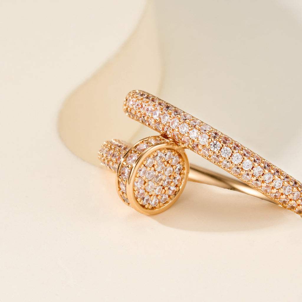 [Love's Uplift]JUSTE RING 2.6MM FULL DIAMOND