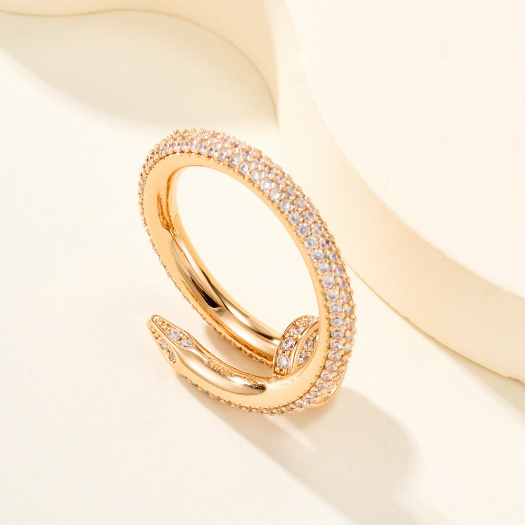 [Love's Uplift]JUSTE RING 2.6MM FULL DIAMOND