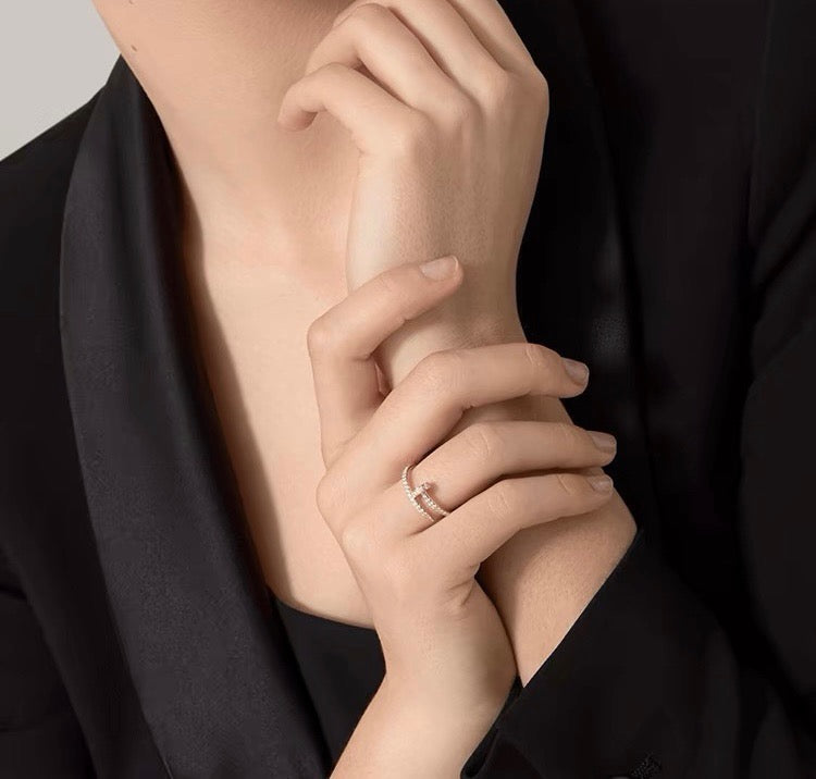 [Love's Uplift]JUSTE 1.8MM FULL DIAMOND RING