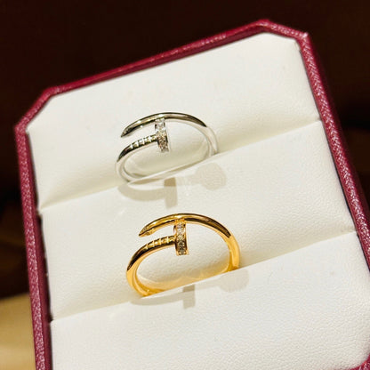 [Love's Uplift]JUSTE 1.8MM HALF DIAMOND RING