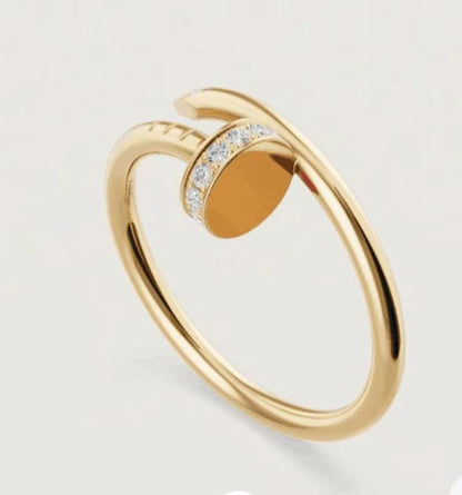 [Love's Uplift]JUSTE 1.8MM HALF DIAMOND RING