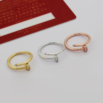 [Love's Uplift]JUSTE 1.8MM HALF DIAMOND RING