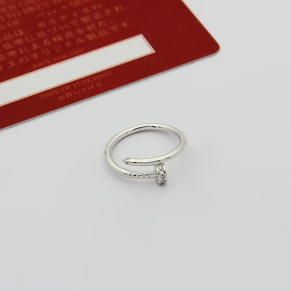 [Love's Uplift]JUSTE 1.8MM HALF DIAMOND RING
