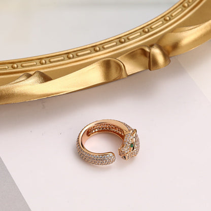 [Love's Uplift]PANTHERE FULL DIAMOND SMALL RING