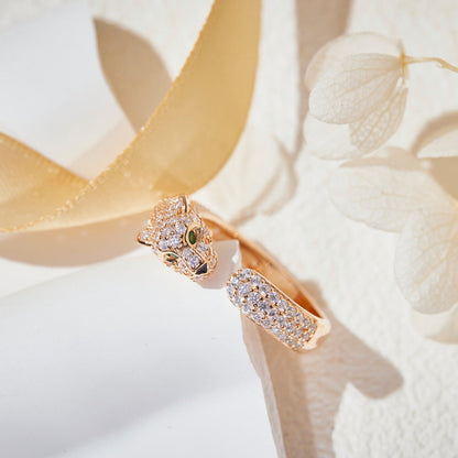 [Love's Uplift]PANTHERE FULL DIAMOND SMALL RING