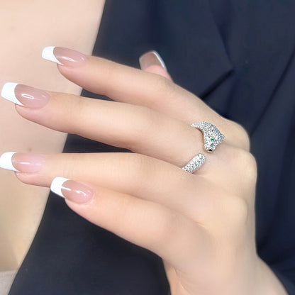 [Love's Uplift]PANTHERE FULL DIAMOND SMALL RING