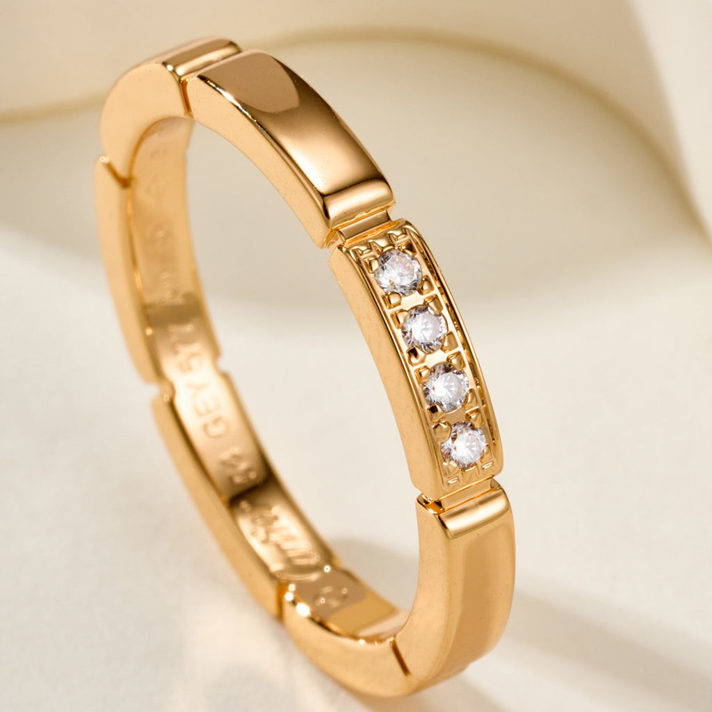[Love's Uplift]MAILLON PANTHERE 4 DIAMOND RING