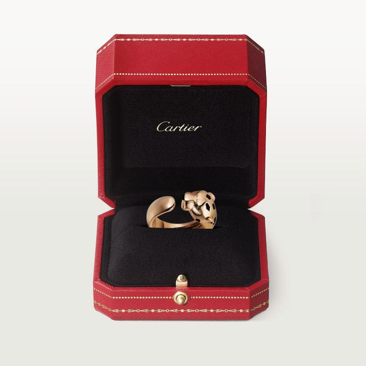 [Love's Uplift]PANTHERE SPOTTED MEDIUM RING