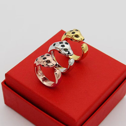[Love's Uplift]PANTHERE SPOTTED MEDIUM RING