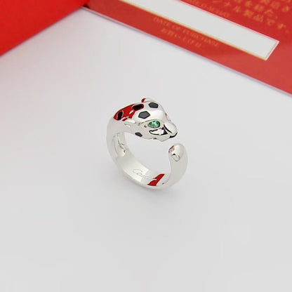 [Love's Uplift]PANTHERE SPOTTED MEDIUM RING