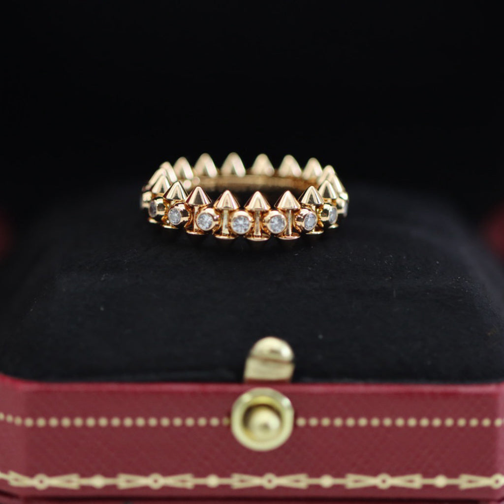 [Love's Uplift]CLASH 6.8MM DIAMOND MEDIUM RING