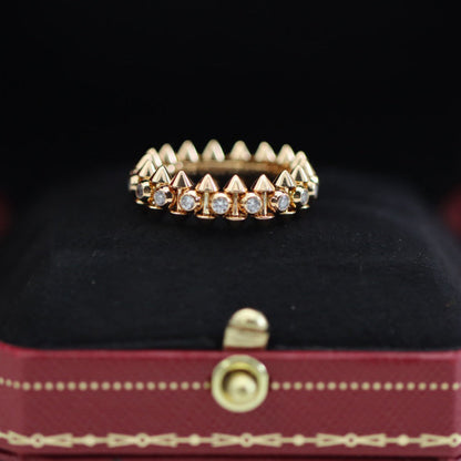 [Love's Uplift]CLASH 6.8MM DIAMOND MEDIUM RING