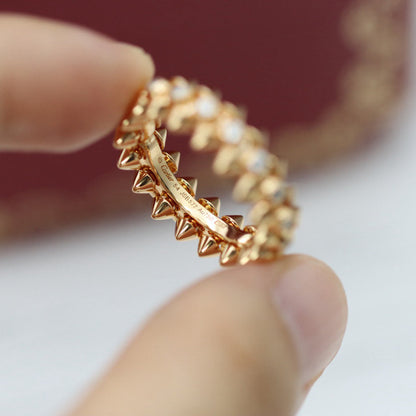 [Love's Uplift]CLASH 6.8MM DIAMOND MEDIUM RING