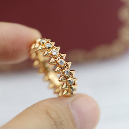 [Love's Uplift]CLASH 6.8MM DIAMOND MEDIUM RING