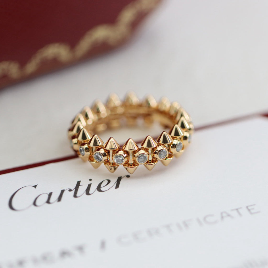 [Love's Uplift]CLASH 6.8MM DIAMOND MEDIUM RING
