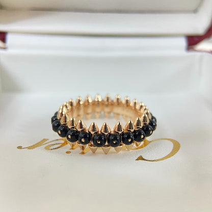 [Love's Uplift]CLASH 7.9MM AGATE CHALCEDONY RING