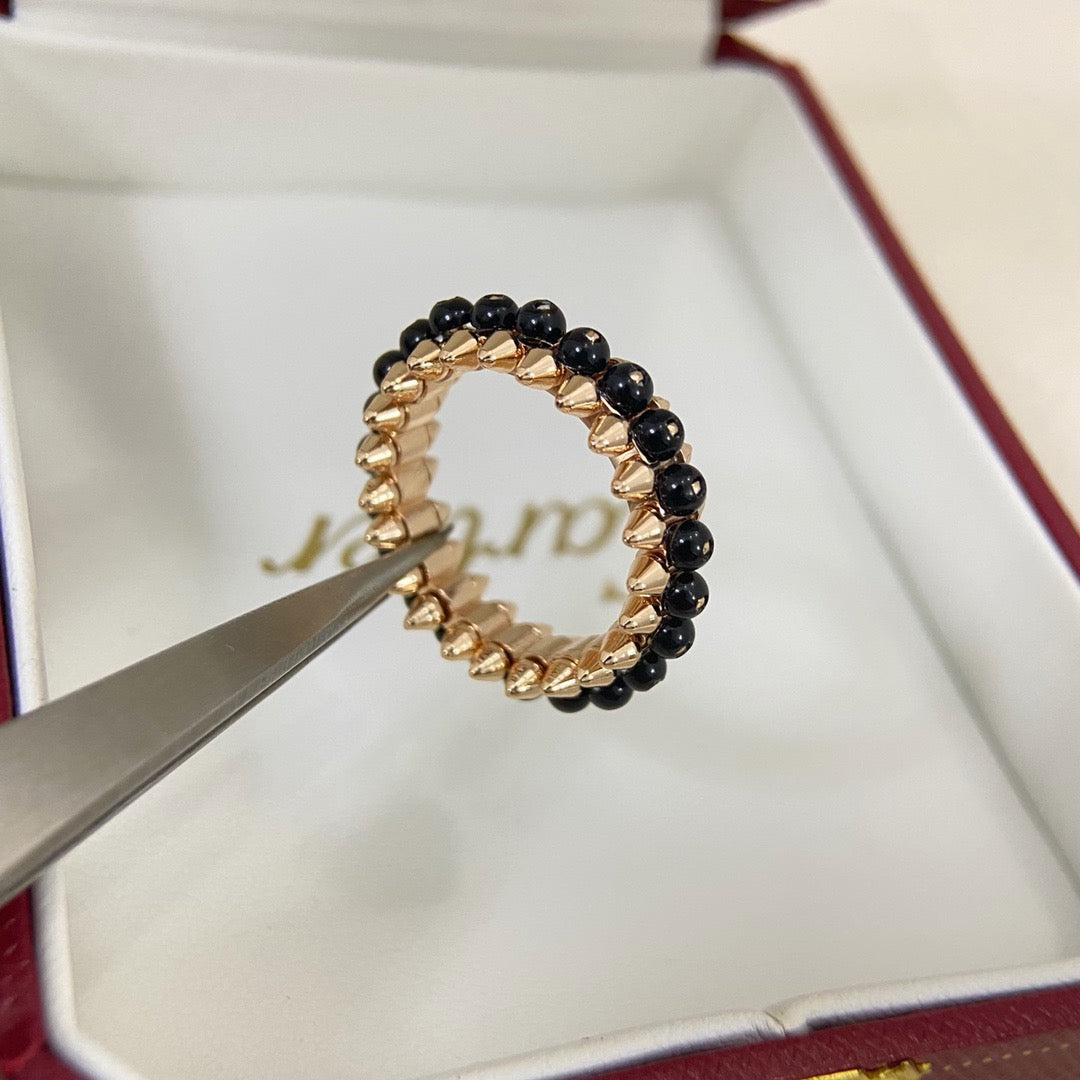 [Love's Uplift]CLASH 7.9MM AGATE CHALCEDONY RING