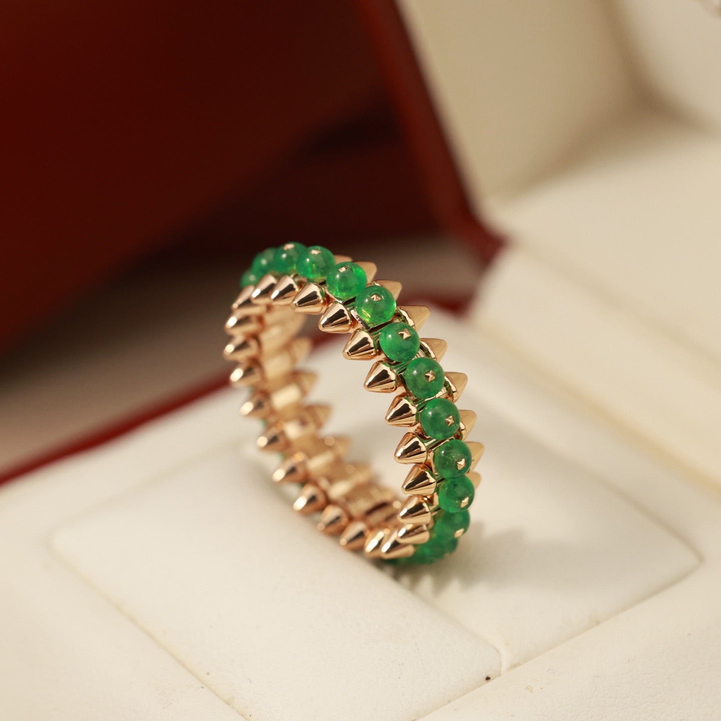 [Love's Uplift]CLASH 7.9MM AGATE CHALCEDONY RING