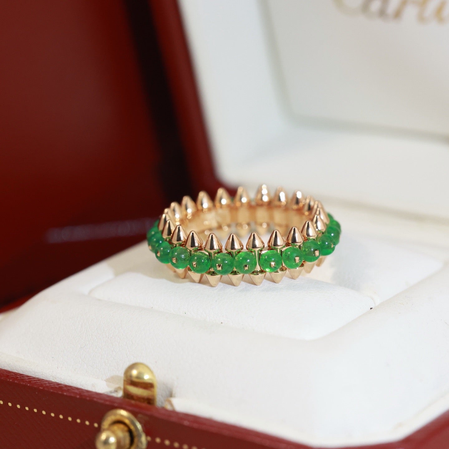 [Love's Uplift]CLASH 7.9MM AGATE CHALCEDONY RING