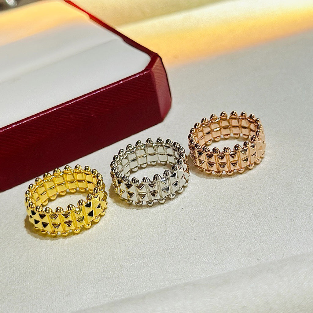 [Love's Uplift]CLASH 9.2MM DOUBLE ROW RING