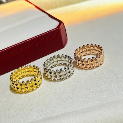 [Love's Uplift]CLASH 9.2MM DOUBLE ROW RING