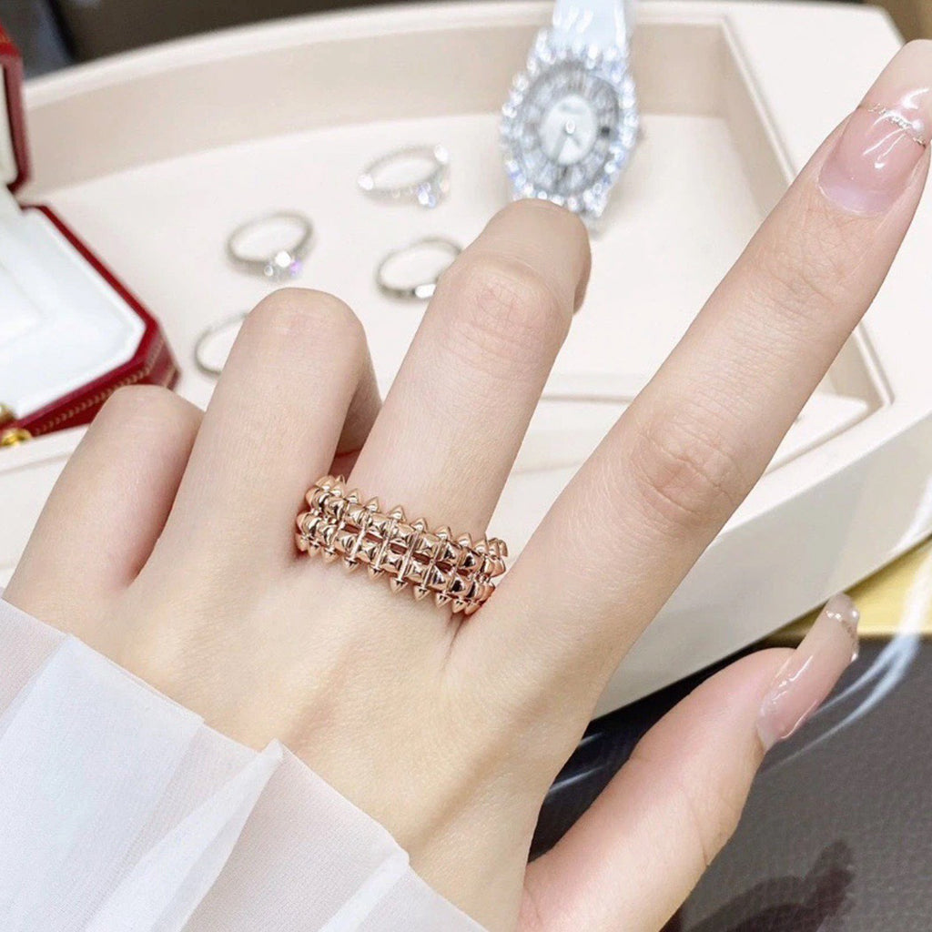 [Love's Uplift]CLASH 9.2MM DOUBLE ROW RING