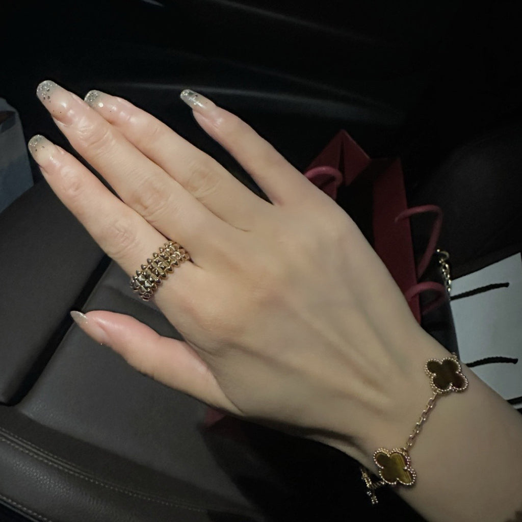[Love's Uplift]CLASH 9.2MM DOUBLE ROW RING