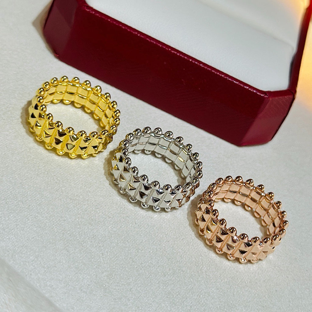 [Love's Uplift]CLASH 9.2MM DOUBLE ROW RING
